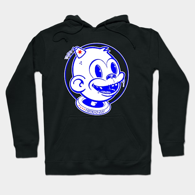 Astro Chimp is amazed and excited! Hoodie by astr0_ch1mp